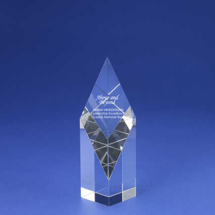 Crystal Sculpture Trophy - Diamond
